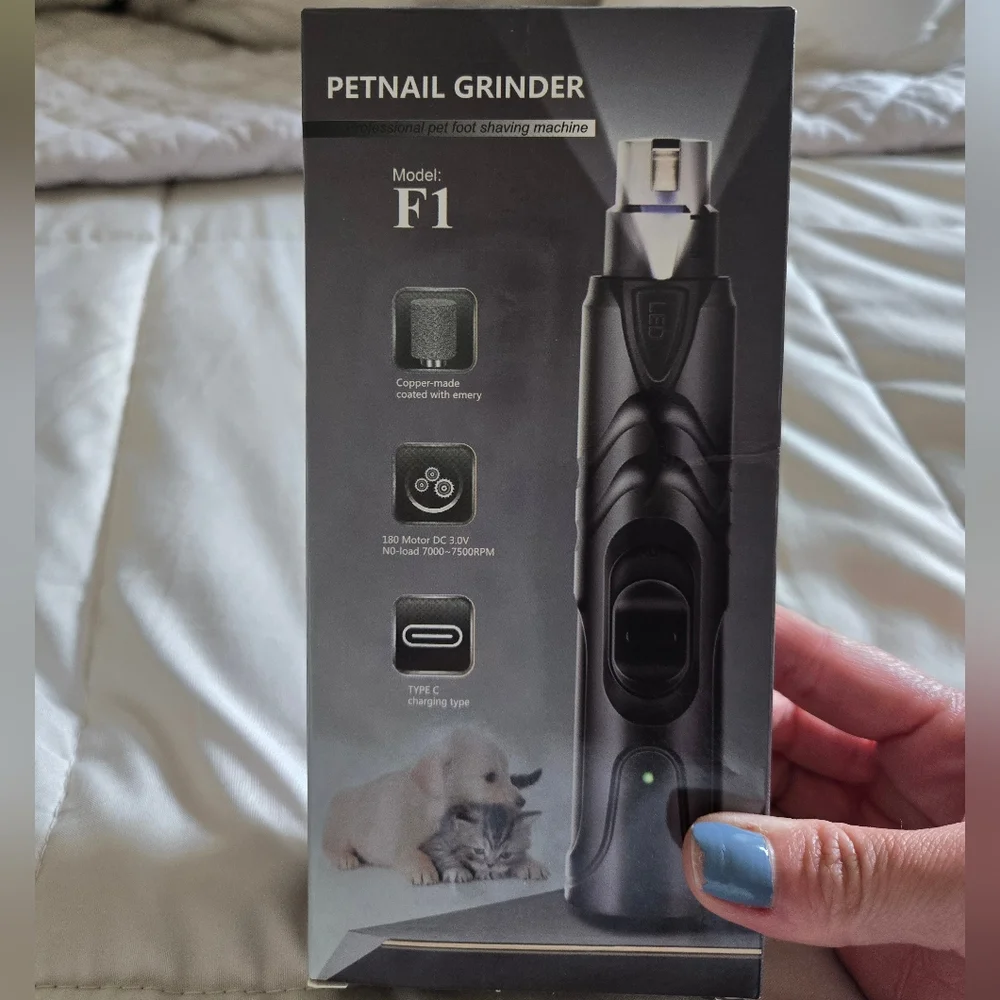 Pet Nail Grinder with USB Charging